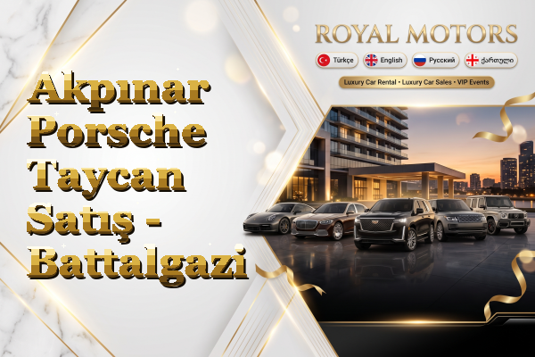 Akpınar Porsche Taycan Satış - Battalgazi