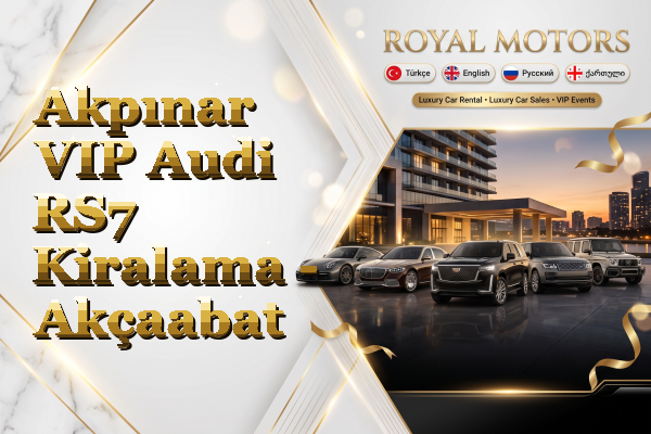 Akpınar VIP Audi RS7 Kiralama - Akçaabat