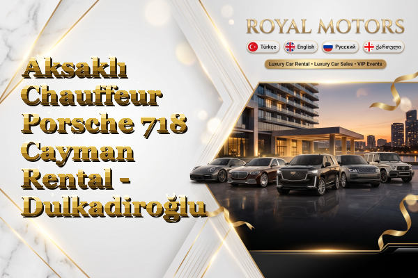 Aksaklı Chauffeur Porsche 718 Cayman Rental - Dulkadiroğlu