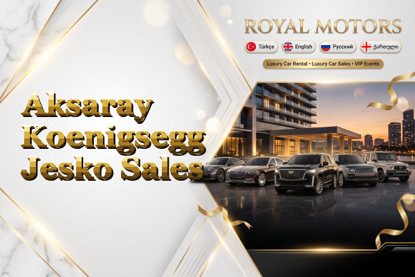 Aksaray Koenigsegg Jesko Sales