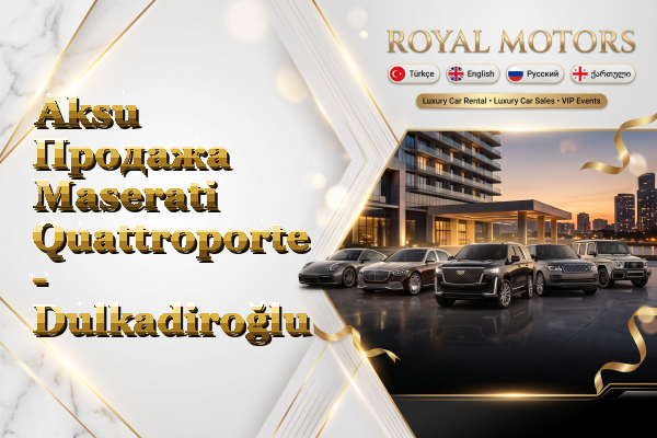 Aksu Продажа Maserati Quattroporte - Dulkadiroğlu