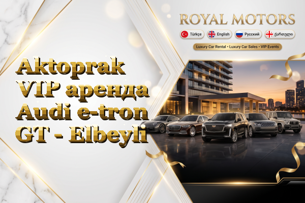 Aktoprak VIP аренда Audi e-tron GT - Elbeyli
