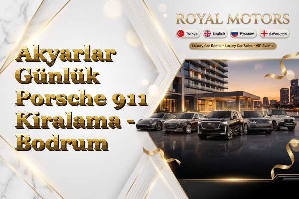 Akyarlar Günlük Porsche 911 Kiralama - Bodrum