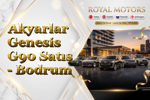Akyarlar Genesis G90 Satış - Bodrum