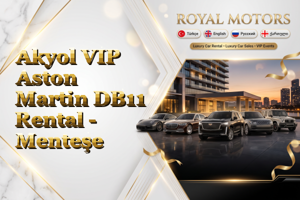 Akyol VIP Aston Martin DB11 Rental - Menteşe