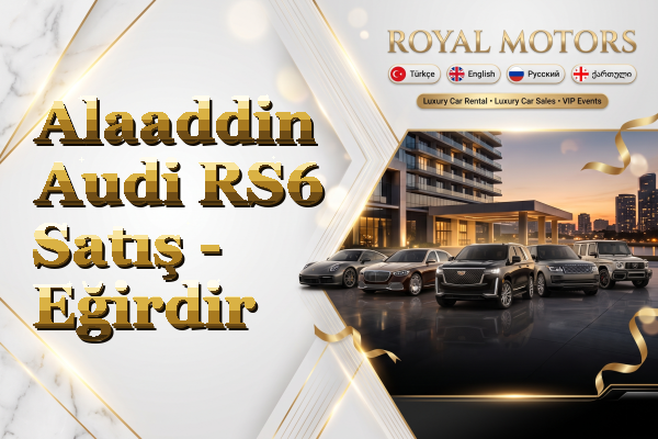 Alaaddin Audi RS6 Satış - Eğirdir