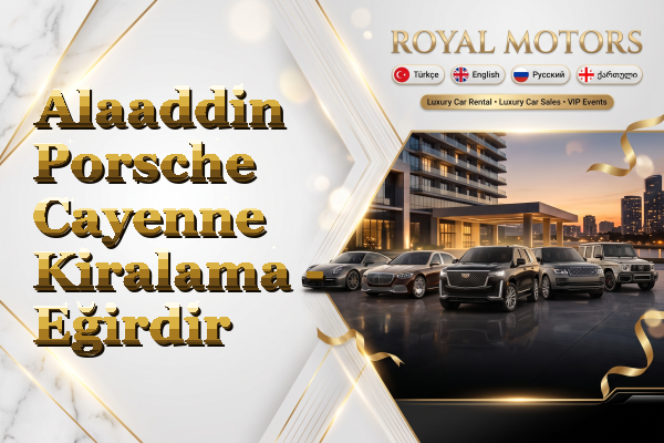 Alaaddin Porsche Cayenne Kiralama - Eğirdir