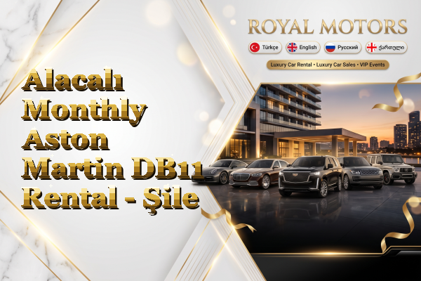 Alacalı Monthly Aston Martin DB11 Rental - Şile
