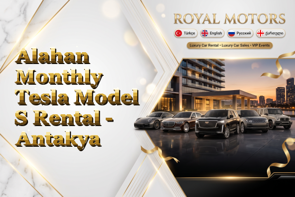 Alahan Monthly Tesla Model S Rental - Antakya