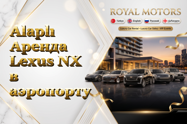 Alaplı Аренда Lexus NX в аэропорту