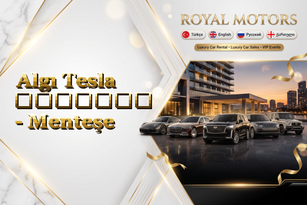 Algı Tesla გაყიდვა - Menteşe