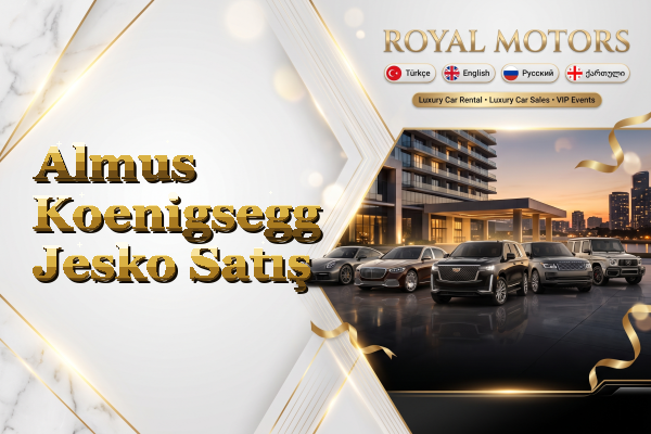 Almus Koenigsegg Jesko Satış