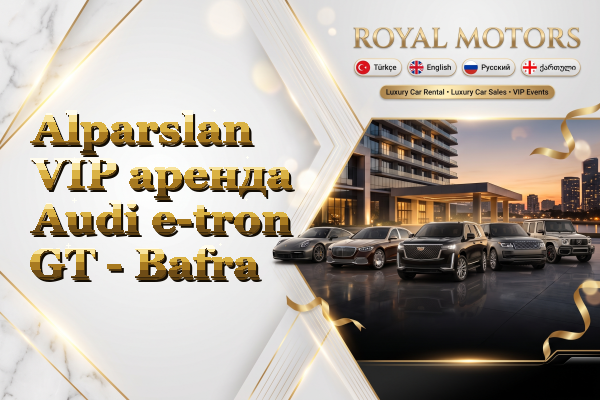 Alparslan VIP аренда Audi e-tron GT - Bafra