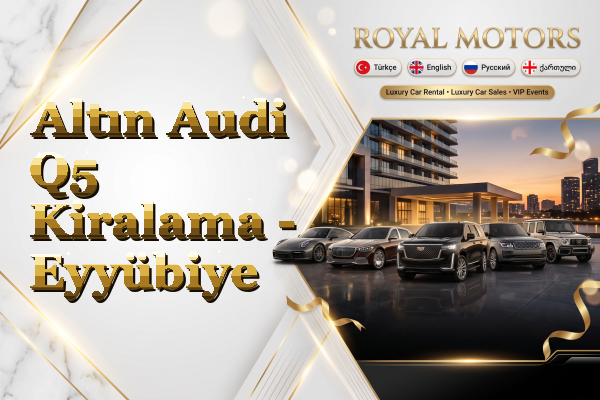 Altın Audi Q5 Kiralama - Eyyübiye