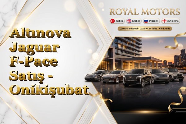Altınova Jaguar F-Pace Satış - Onikişubat