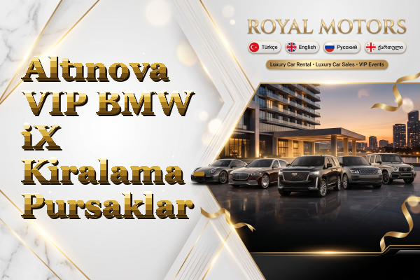 Altınova VIP BMW iX Kiralama - Pursaklar
