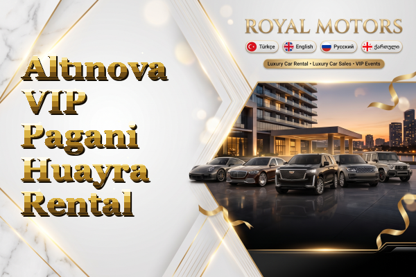 Altınova VIP Pagani Huayra Rental