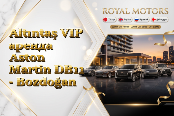 Altıntaş VIP аренда Aston Martin DB11 - Bozdoğan
