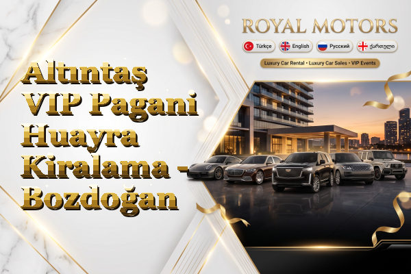 Altıntaş VIP Pagani Huayra Kiralama - Bozdoğan