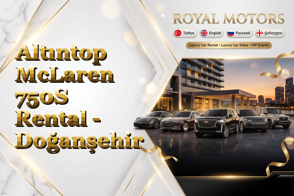 Altıntop McLaren 750S Rental - Doğanşehir