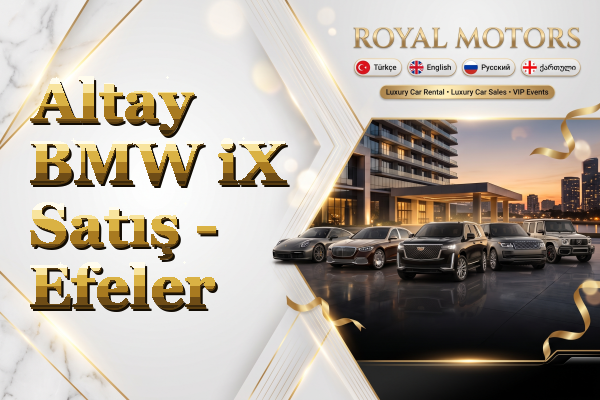 Altay BMW iX Satış - Efeler