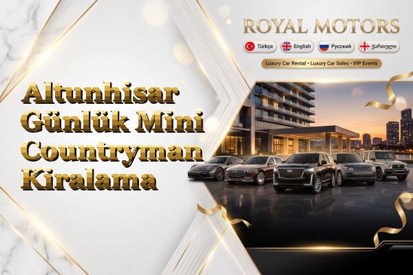 Altunhisar Günlük Mini Countryman Kiralama