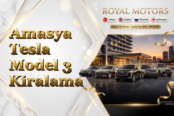 Amasya Tesla Model 3 Kiralama