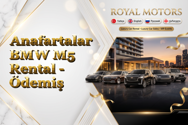 Anafartalar BMW M5 Rental - Ödemiş