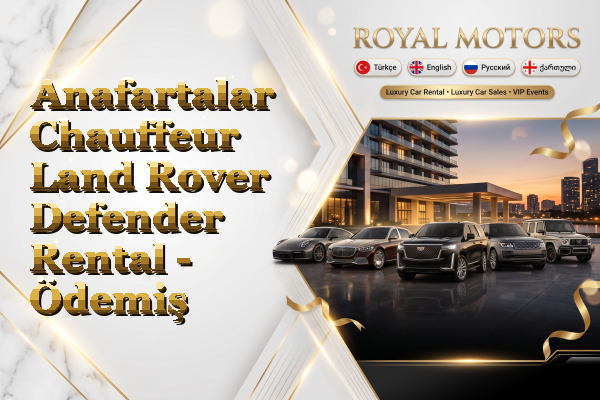 Anafartalar Chauffeur Land Rover Defender Rental - Ödemiş