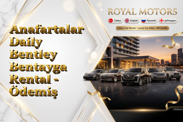 Anafartalar Daily Bentley Bentayga Rental - Ödemiş