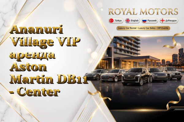 Ananuri Village VIP аренда Aston Martin DB11 - Center