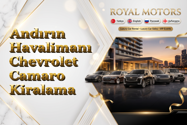 Andırın Havalimanı Chevrolet Camaro Kiralama