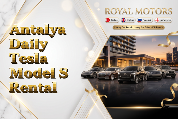 Antalya Daily Tesla Model S Rental