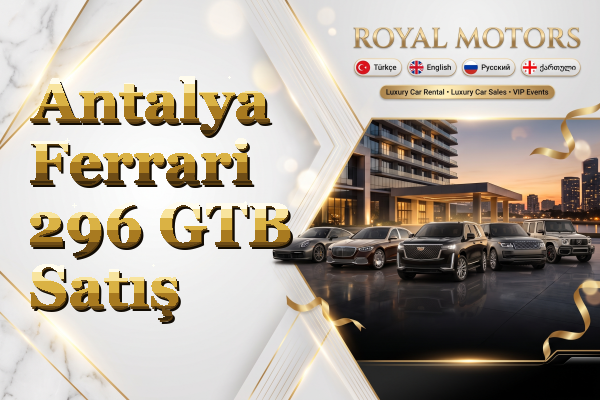 Antalya Ferrari 296 GTB Satış