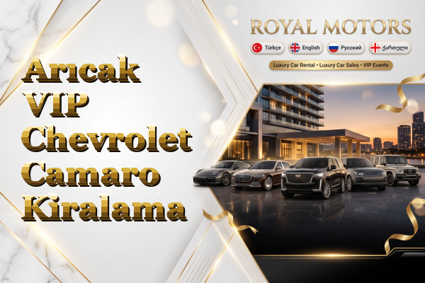 Arıcak VIP Chevrolet Camaro Kiralama