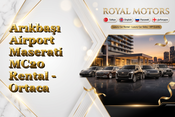 Arıkbaşı Airport Maserati MC20 Rental - Ortaca