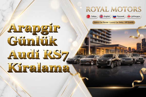 Arapgir Günlük Audi RS7 Kiralama