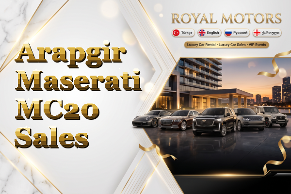Arapgir Maserati MC20 Sales