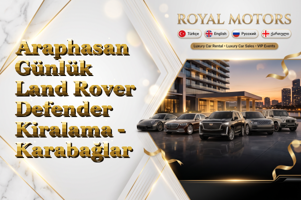 Araphasan Günlük Land Rover Defender Kiralama - Karabağlar