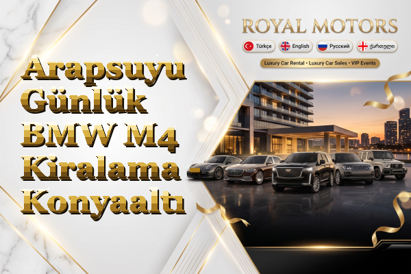 Arapsuyu Günlük BMW M4 Kiralama - Konyaaltı