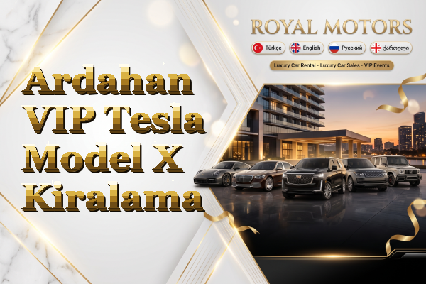 Ardahan VIP Tesla Model X Kiralama