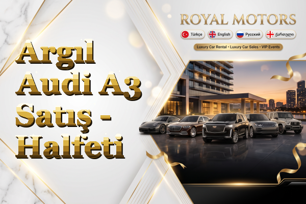 Argıl Audi A3 Satış - Halfeti
