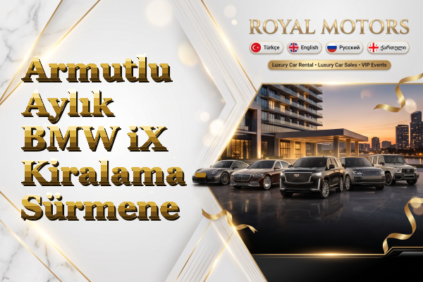 Armutlu Aylık BMW iX Kiralama - Sürmene