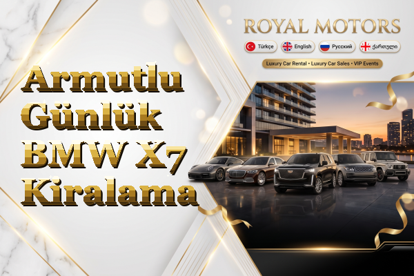 Armutlu Günlük BMW X7 Kiralama
