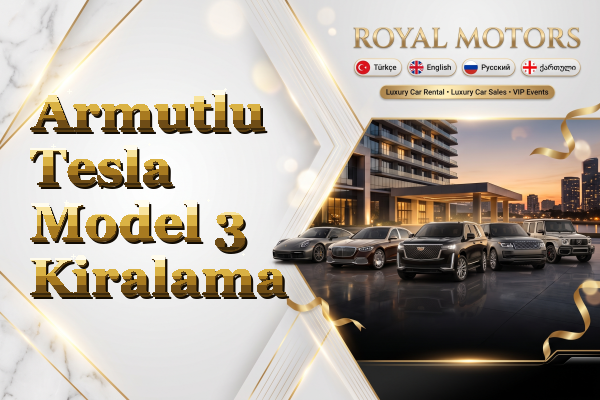Armutlu Tesla Model 3 Kiralama