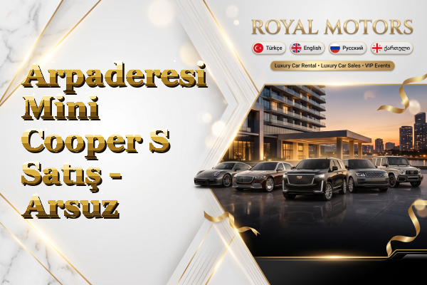 Arpaderesi Mini Cooper S Satış - Arsuz
