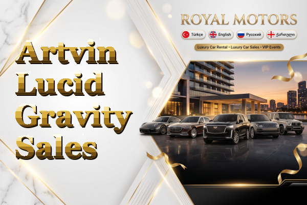 Artvin Lucid Gravity Sales