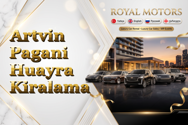 Artvin Pagani Huayra Kiralama