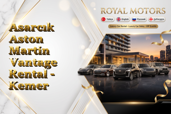 Asarcık Aston Martin Vantage Rental - Kemer