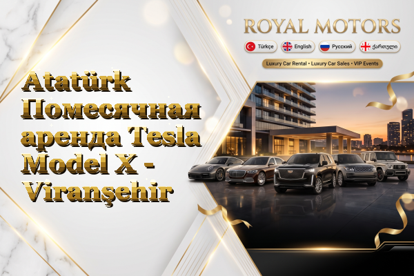 Atatürk Помесячная аренда Tesla Model X - Viranşehir